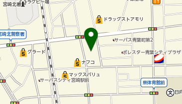 ナフコツーワンスタイル宮崎店の地図画像