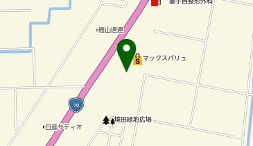 ダイソーマックスバリュ島之内店の地図画像