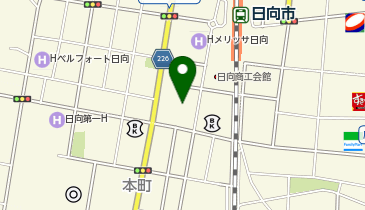 ワッツウィズ日向市駅前ながの屋店の地図画像