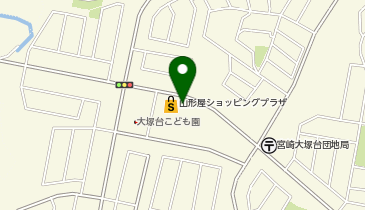 ワッツウィズ大塚台宮崎山形屋店の地図画像
