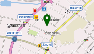ダイソー宮崎新富店の地図画像