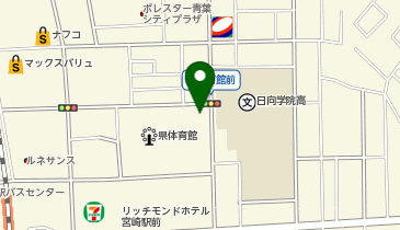 auショップ日向学院前の地図画像