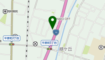 auショップ平原の地図画像