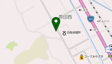 ソフトバンクモーテ日南の地図画像
