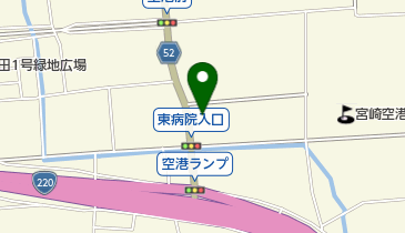 宮崎トヨタ自動車カローラ宮崎空港店の地図画像