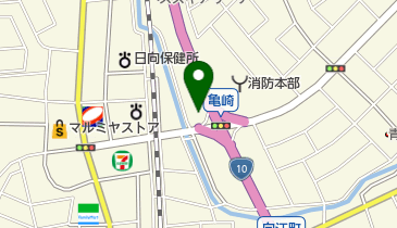 Honda Cars日向北亀崎店の地図画像