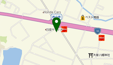 宮崎トヨタ自動車大塚店の地図画像