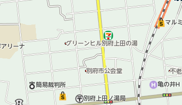 宮崎市総合体育館の地図画像