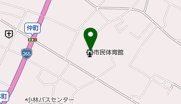 小林市市民体育館の地図画像