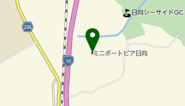 ミニボートピア日向の地図画像