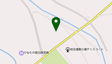 日南総合運動公園遊泳プールの地図画像