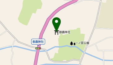 都農神社夏祭御神幸祭の地図画像