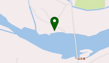 本庄川森永橋付近の地図画像