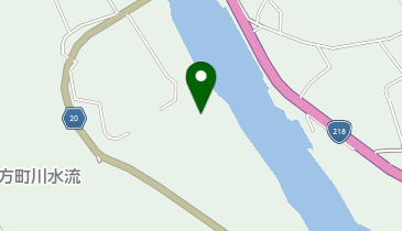 川水流鮎簗場の地図画像