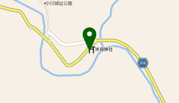 米良神社の地図画像