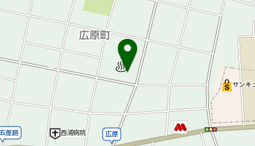 合歓木温泉の地図画像