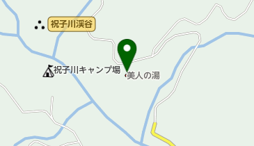祝子川温泉美人の湯の地図画像