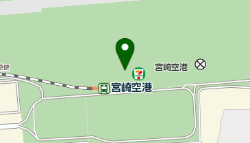 宮崎空港の地図画像