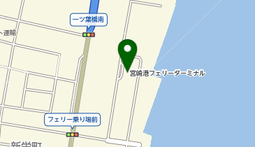 宮崎港の地図画像