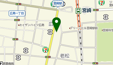 駅レンタカー宮崎営業所の地図画像