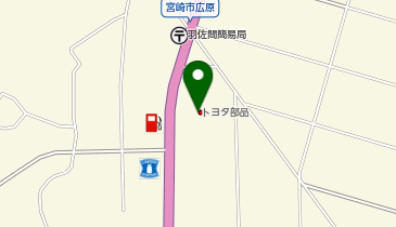 トヨタモビリティパーツ宮崎支社の地図画像