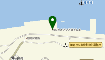 みなとオアシスほそしまの地図画像