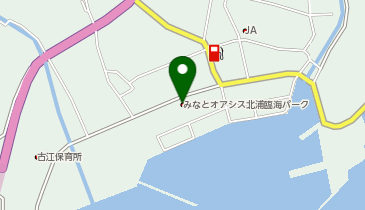 みなとオアシス北浦臨海パークの地図画像