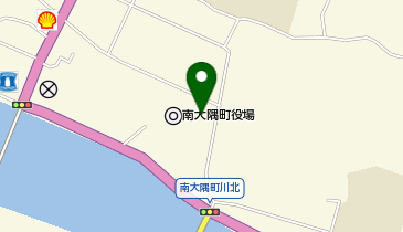 南大隅町役場の地図画像