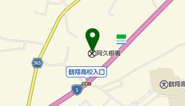 阿久根警察署の地図画像