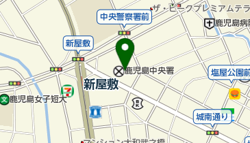 鹿児島中央警察署の地図画像