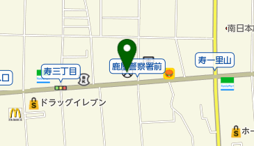 鹿屋警察署の地図画像