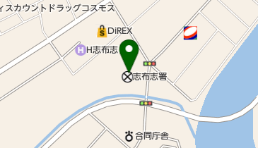 志布志警察署の地図画像