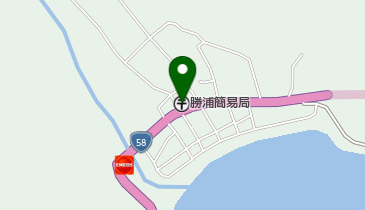 勝浦簡易郵便局の地図画像