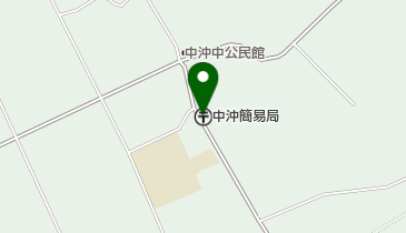中沖簡易郵便局の地図画像