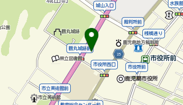 鹿児島地方法務局の地図画像