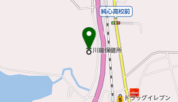 北薩地域振興局保健福祉環境部の地図画像