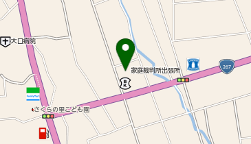 鹿児島家庭裁判所大口出張所の地図画像