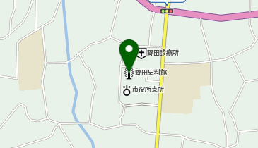 出水市立野田図書館の地図画像