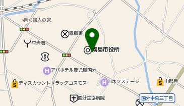 国分ハウジングシビックホールの地図画像