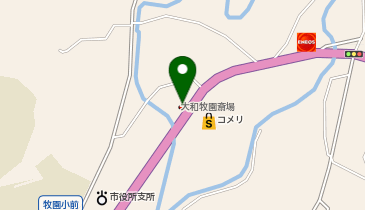 大和葬儀社大和牧園斎場の地図画像