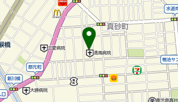 秀和会清風病院の地図画像