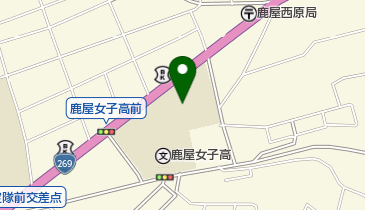 鹿屋市立鹿屋女子高校の地図画像