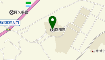 鹿児島県立鶴翔高校の地図画像