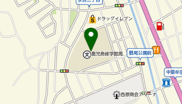 私立鹿児島修学館中学校の地図画像