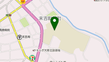 曽於市立末吉中学校の地図画像