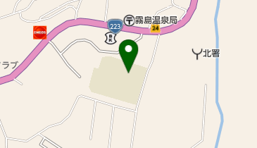 霧島市立高千穂小学校の地図画像