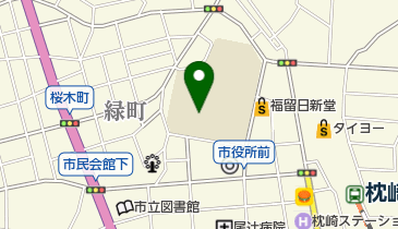枕崎市立枕崎小学校の地図画像