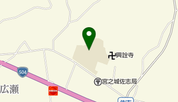 さつま町立佐志小学校の地図画像