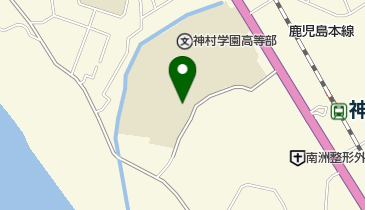 私立神村学園初等部の地図画像