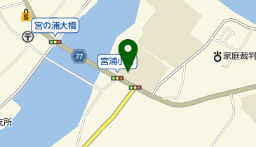 屋久島町立宮浦小学校の地図画像